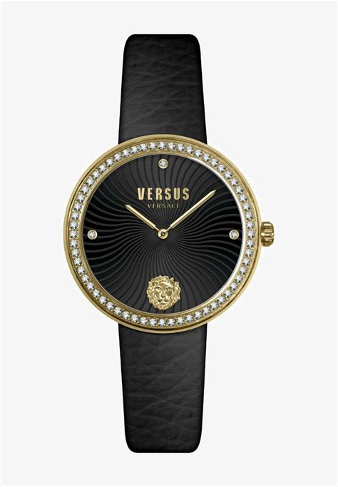 versus versace uhr schwarz ionen plattierung|versace vs versus watches.